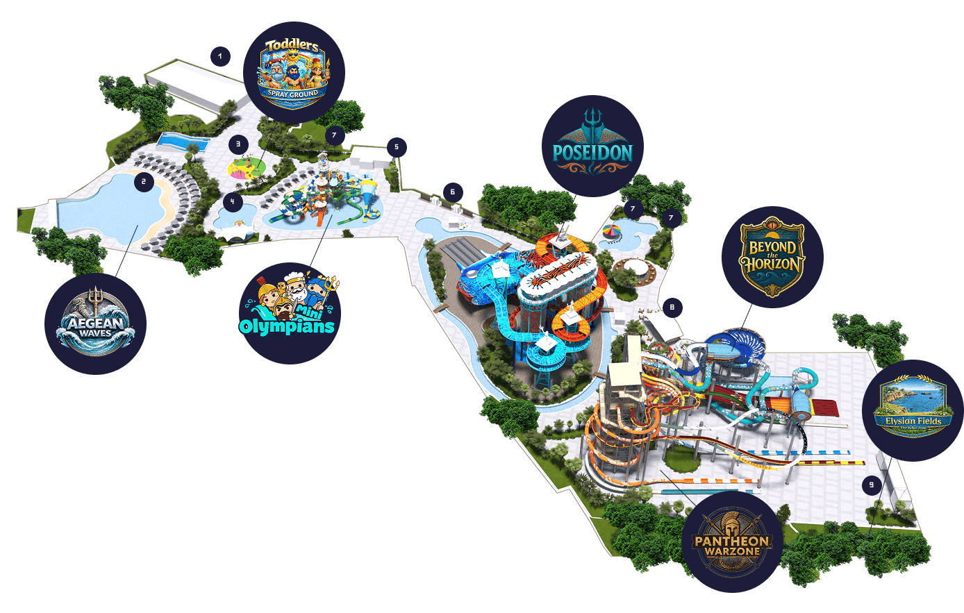 Water Park map